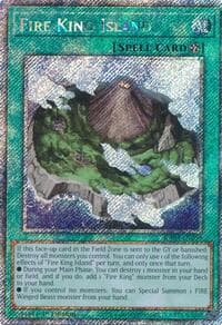 Fire King Island (Platinum Secret Rare): Quarter Century Bonanza