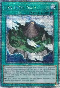 Fire King Island (Quarter Century Secret Rare): Quarter Century Bonanza