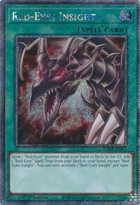 Red-Eyes Insight (Platinum Secret Rare): Quarter Century Bonanza