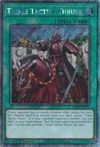 Triple Tactics Thrust (Platinum Secret Rare): Quarter Century Bonanza