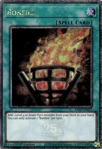 Bonfire (Quarter Century Secret Rare): Quarter Century Bonanza