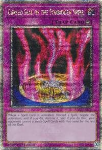 Cursed Seal of the Forbidden Spell (Quarter Century Secret Rare): Quarter Century Bonanza