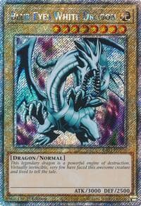 Blue-Eyes White Dragon (Platinum Secret Rare): Quarter Century Bonanza