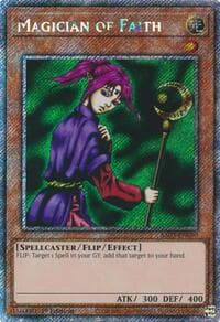 Magician of Faith (Platinum Secret Rare): Quarter Century Bonanza
