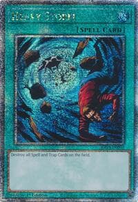 Heavy Storm (Quarter Century Secret Rare): Quarter Century Bonanza