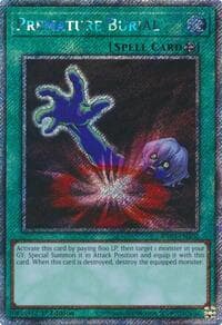 Premature Burial (Platinum Secret Rare): Quarter Century Bonanza