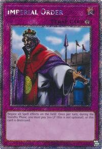 Imperial Order (Platinum Secret Rare): Quarter Century Bonanza