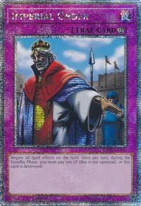 Imperial Order (Quarter Century Secret Rare): Quarter Century Bonanza