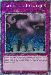 Call of the Haunted (Platinum Secret Rare): Quarter Century Bonanza