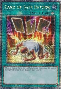 Card of Safe Return (Quarter Century Secret Rare): Quarter Century Bonanza