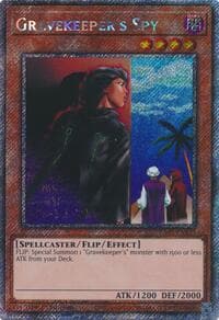 Gravekeeper's Spy (Platinum Secret Rare): Quarter Century Bonanza