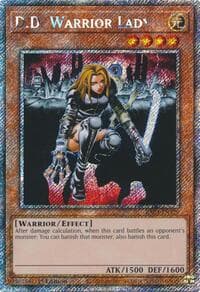 D.D. Warrior Lady (Platinum Secret Rare): Quarter Century Bonanza