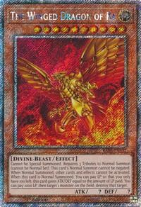 The Winged Dragon of Ra (Platinum Secret Rare): Quarter Century Bonanza