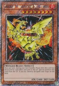 Sacred Phoenix of Nephthys (Platinum Secret Rare): Quarter Century Bonanza