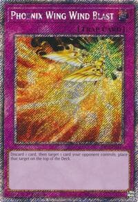 Phoenix Wing Wind Blast (Platinum Secret Rare): Quarter Century Bonanza