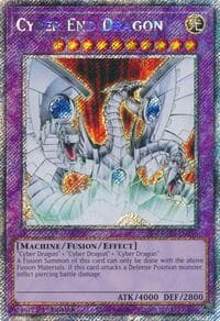 Cyber End Dragon (Platinum Secret Rare): Quarter Century Bonanza