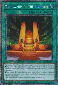 Mausoleum of the Emperor (Platinum Secret Rare): Quarter Century Bonanza