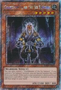 Grandmaster of the Six Samurai (Platinum Secret Rare): Quarter Century Bonanza