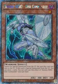 Destiny HERO - Disk Commander (Platinum Secret Rare): Quarter Century Bonanza