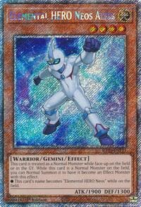 Elemental HERO Neos Alius (Platinum Secret Rare): Quarter Century Bonanza