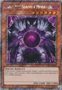 Caius the Shadow Monarch (Platinum Secret Rare): Quarter Century Bonanza