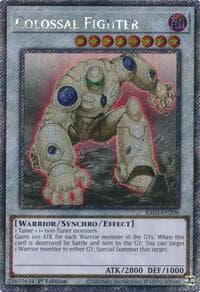 Colossal Fighter (Platinum Secret Rare): Quarter Century Bonanza