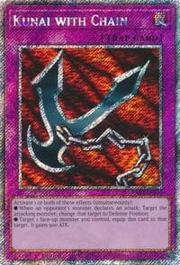 Kunai with Chain (Platinum Secret Rare): Quarter Century Bonanza
