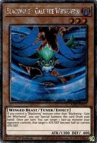Blackwing - Gale the Whirlwind (Platinum Secret Rare): Quarter Century Bonanza