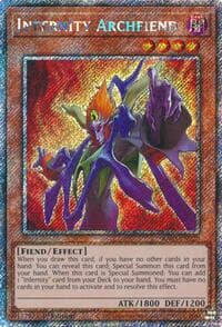 Infernity Archfiend (Platinum Secret Rare): Quarter Century Bonanza