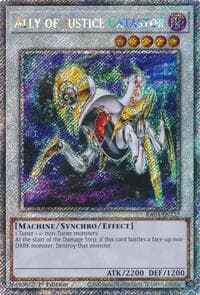 Ally of Justice Catastor (Platinum Secret Rare): Quarter Century Bonanza