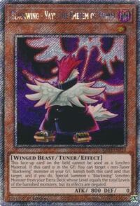Blackwing - Vayu the Emblem of Honor (Platinum Secret Rare): Quarter Century Bonanza