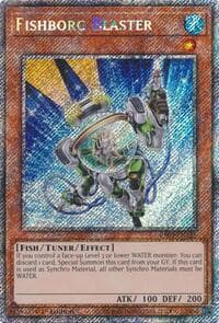 Fishborg Blaster (Platinum Secret Rare): Quarter Century Bonanza