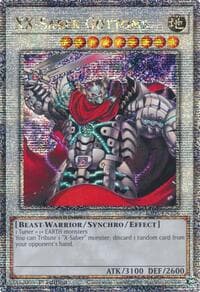 XX-Saber Gottoms (Quarter Century Secret Rare): Quarter Century Bonanza