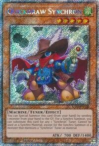 Quickdraw Synchron (Platinum Secret Rare): Quarter Century Bonanza