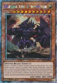 Obelisk the Tormentor (Platinum Secret Rare): Quarter Century Bonanza