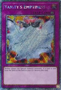 Vanity's Emptiness (Platinum Secret Rare): Quarter Century Bonanza