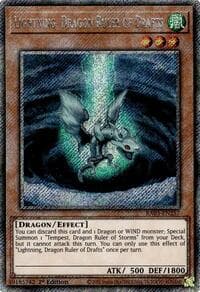 Lightning, Dragon Ruler of Drafts (Platinum Secret Rare): Quarter Century Bonanza