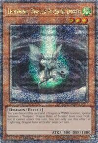Lightning, Dragon Ruler of Drafts (Quarter Century Secret Rare): Quarter Century Bonanza