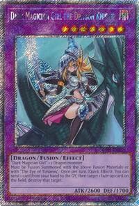 Dark Magician Girl the Dragon Knight (Platinum Secret Rare): Quarter Century Bonanza