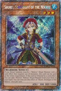Shurit, Strategist of the Nekroz (Platinum Secret Rare): Quarter Century Bonanza