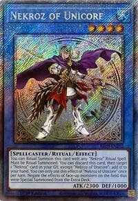 Nekroz of Unicore (Platinum Secret Rare): Quarter Century Bonanza