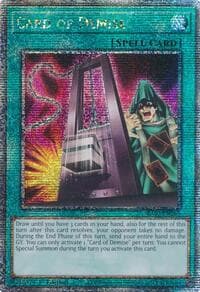 Card of Demise (Quarter Century Secret Rare): Quarter Century Bonanza