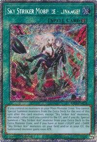 Sky Striker Mobilize - Linkage! (Platinum Secret Rare): Quarter Century Bonanza