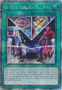 On Your Mark, Get Set, DUEL! (Quarter Century Secret Rare): Quarter Century Bonanza