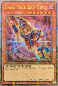Dark Magician Girl (Quarter Century Secret Rare) (C): Quarter Century Bonanza