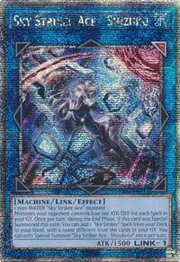 Sky Striker Ace - Shizuku (Alternate Art) (Quarter Century Secret Rare): Quarter Century Bonanza