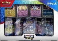 Costco Pokemon Scarlet & Violet Paldean Fates Mini Tin 5-pack: Miscellaneous Cards & Products