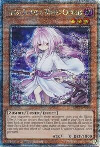 Ghost Reaper & Winter Cherries (Alternate Art) (Quarter Century Secret Rare): Quarter Century Bonanza