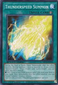 Thunderspeed Summon: Speed Duel: Battle City Finals