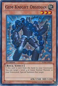 Gem-Knight Obsidian: Hidden Arsenal 6: Omega Xyz